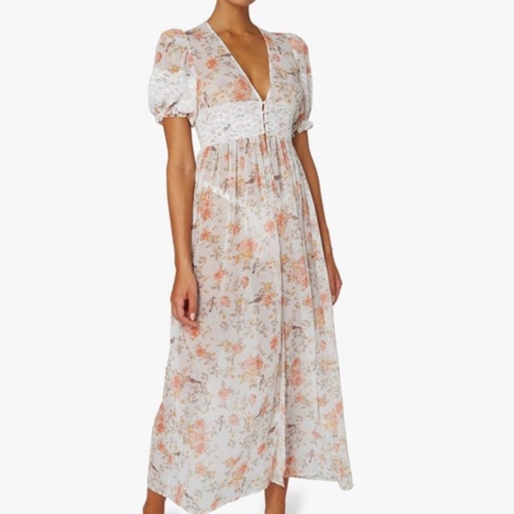 WeWoreWhat‎ Lace Duster Swim Coverup NEW